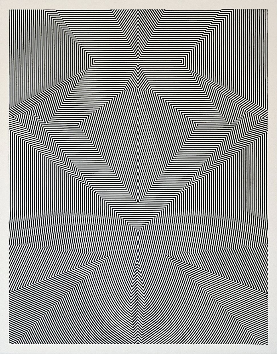 Weft Series 05 — mixed media on sailcloth, 180 × 140 cm